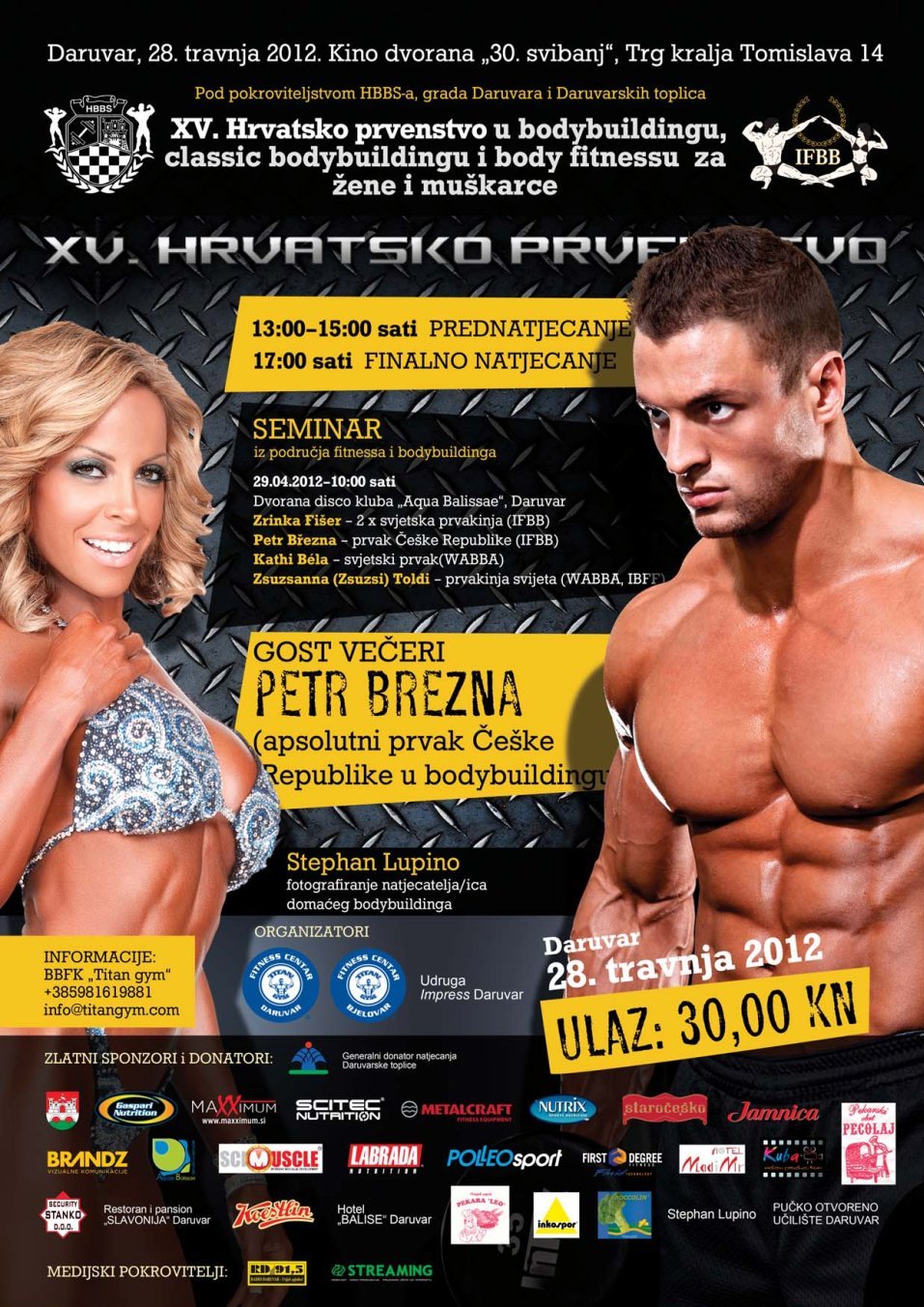 XV. hrvatsko prvenstvo u boudybuildingu